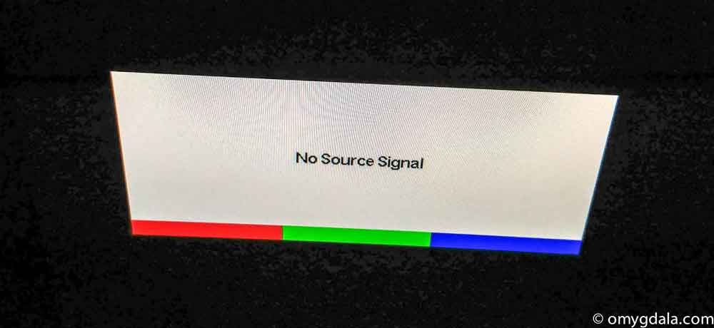 No source signal message from the IT Department