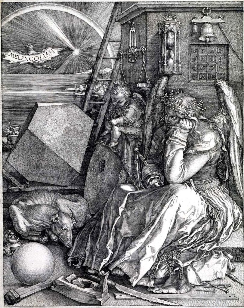 Melencolia I (ca. 1514), by Albrecht Dürer,