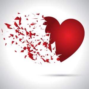 Broken relationships leads to a broken heart